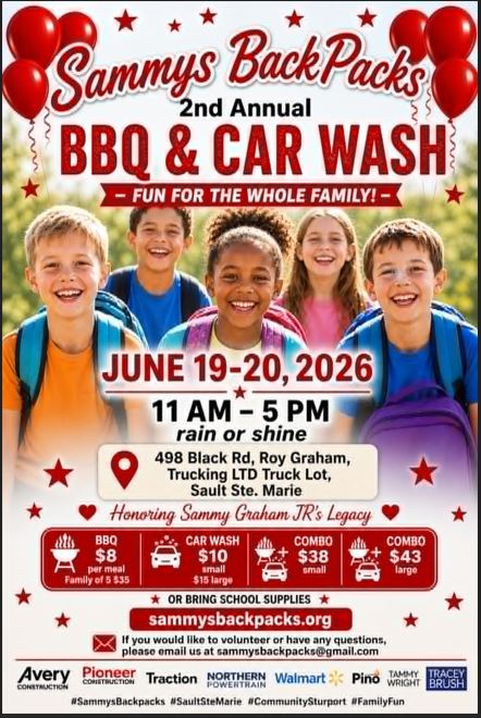 Sammy’s Backpacks 2nd Annual BBQ & Car Wash Returns This June